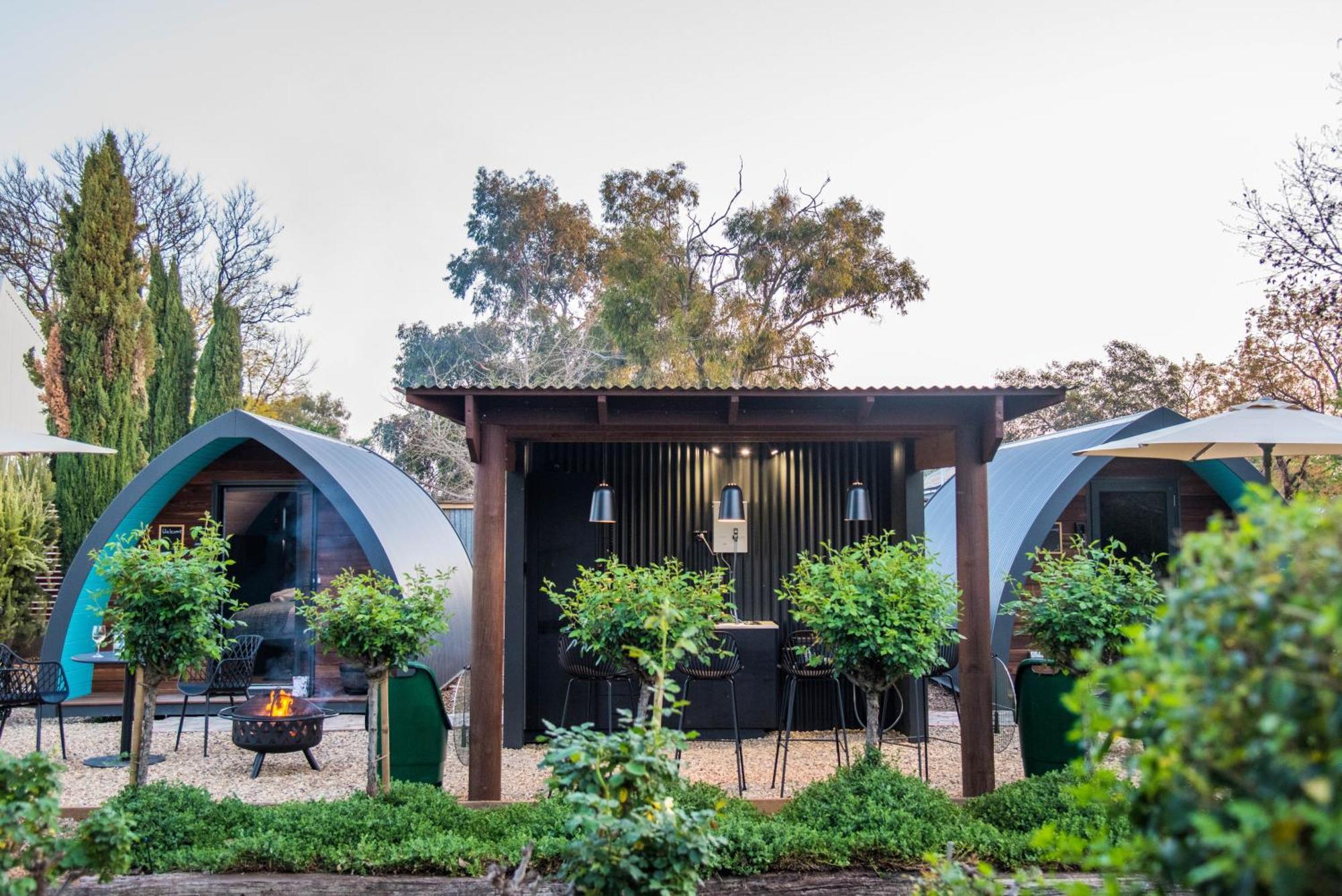 مبيت وإفطار غريفيث Jen'S Garden Pods المظهر الخارجي الصورة